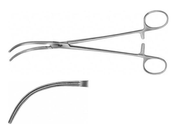 ГЛОВЕР АТРАВМАТ. ЗАТИСКАЧ ВИГНУТ. 215MM